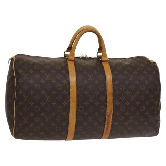 LOUIS VUITTON Monogram Keepall 55 Boston Bag M41424 - Picture 1 of 16
